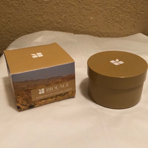 NIB Biolage Professional Desert Bloom Scented Candle. 4 oz. Spice scent. - Picture 1 of 7